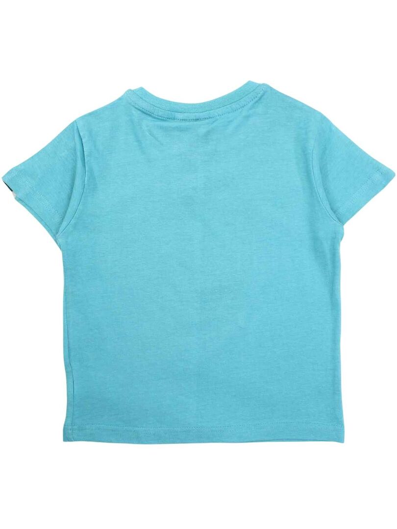 NASA T-Shirt Garçon Manches Longues Imprimé Coton Gris - Col Rond Coupe Droite