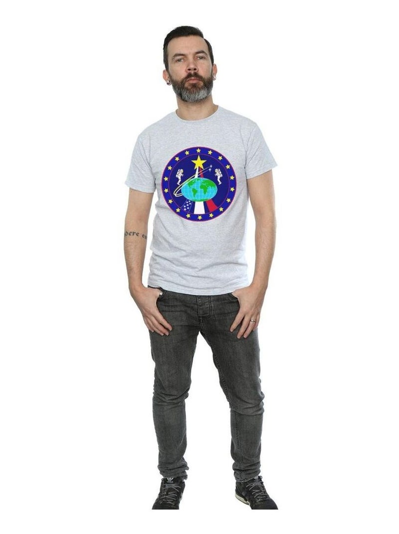 NASA - T-shirt Gris chiné - Kiabi