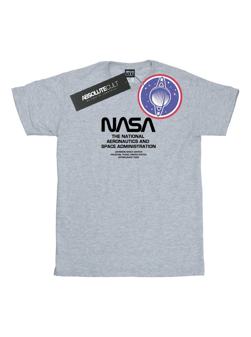 NASA - T-shirt Gris chiné - Kiabi