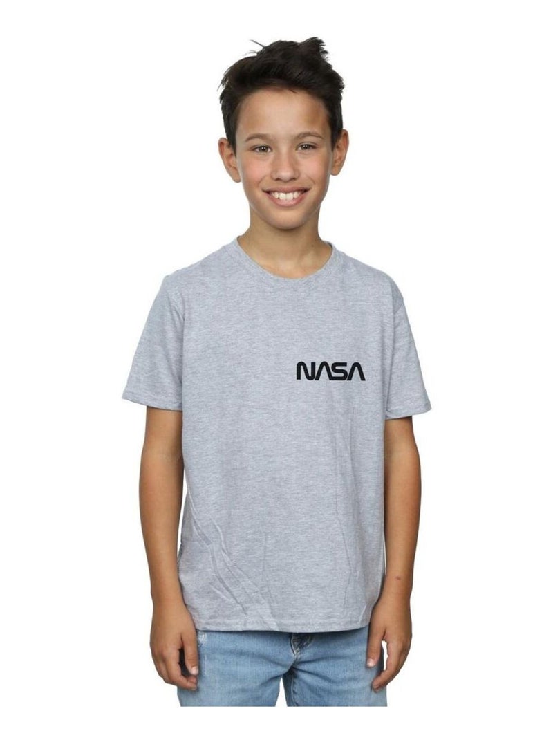 NASA - T-shirt Gris chiné - Kiabi