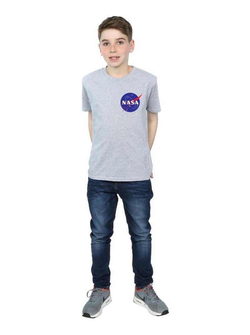 NASA - T-shirt Gris chiné - Kiabi
