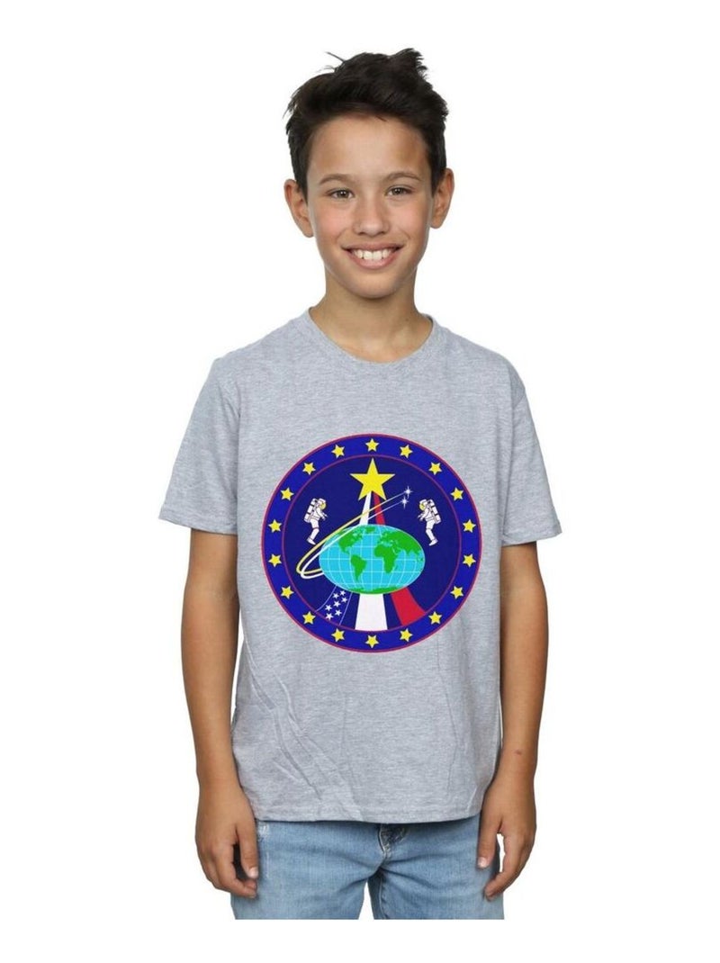NASA - T-shirt Gris chiné - Kiabi