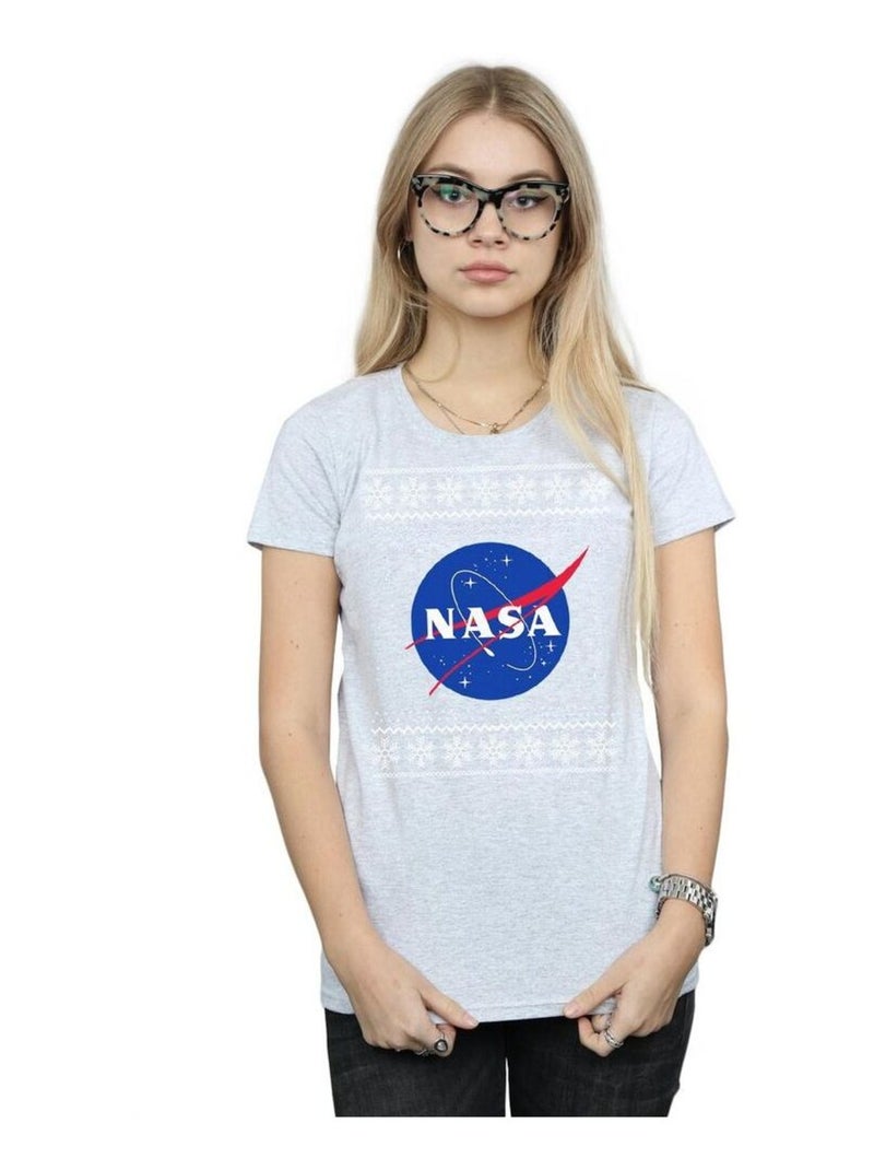 NASA - T-shirt Gris chiné - Kiabi
