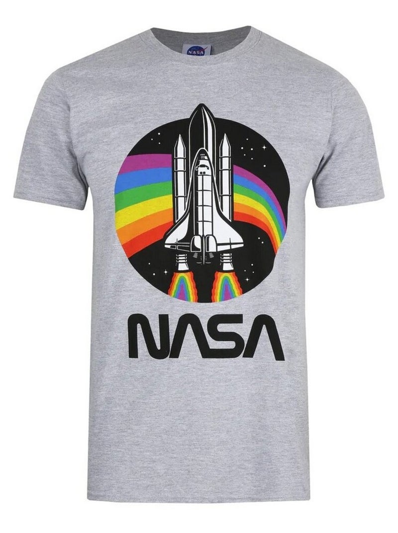 NASA - T-shirt Gris chiné - Kiabi