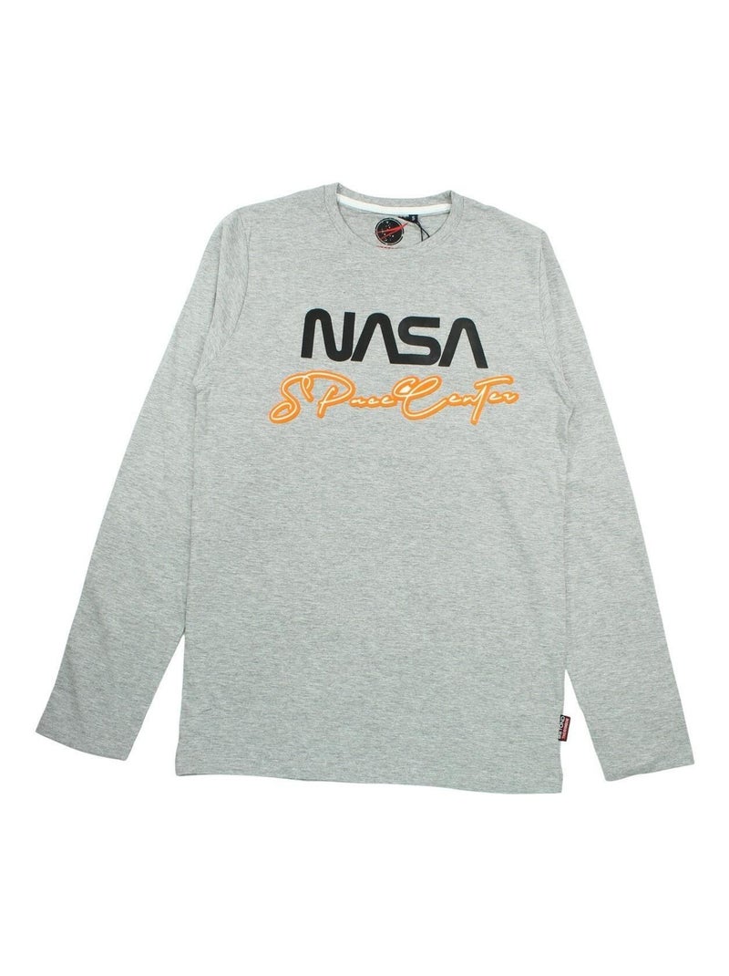 Nasa - T-shirt homme imprimé Nasa en coton Gris - Kiabi