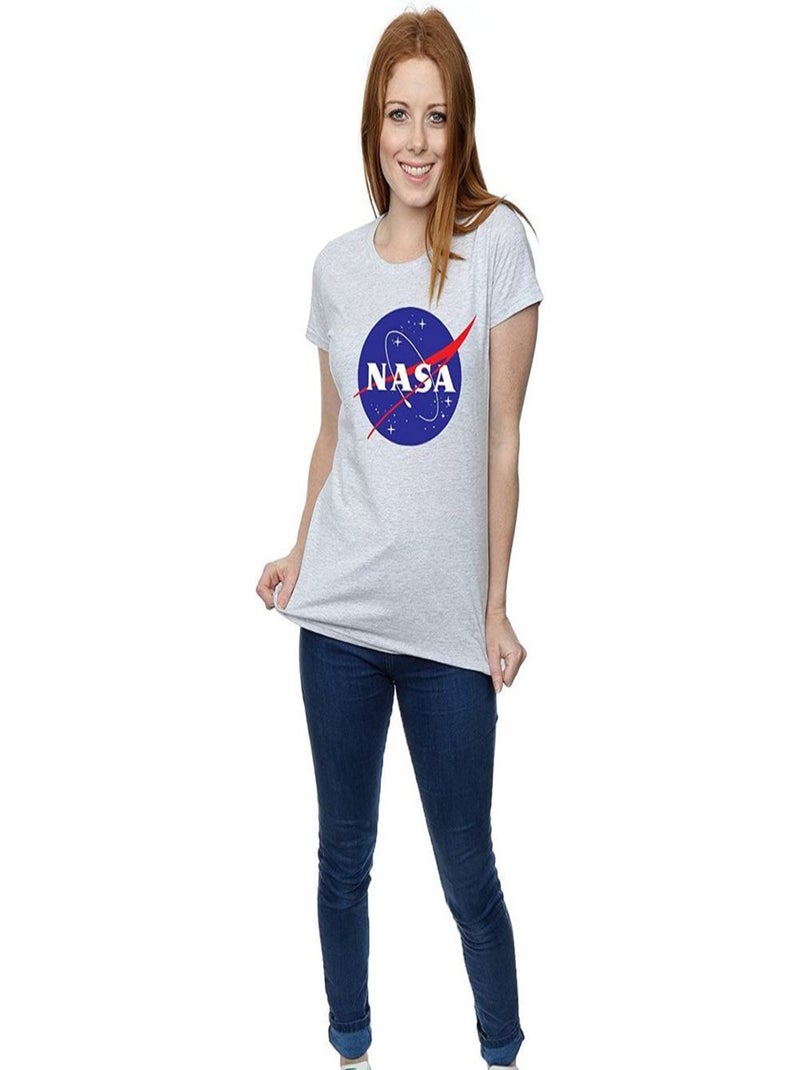 NASA - T-shirt INSIGNIA Gris chiné - Kiabi