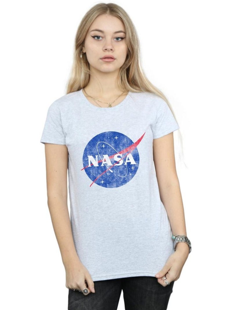 NASA - T-shirt INSIGNIA Gris chiné - Kiabi