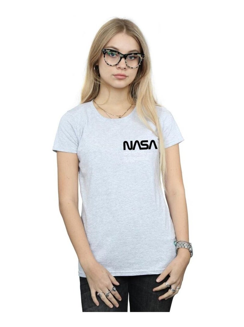 NASA - T-shirt JOHNSON Gris chiné - Kiabi