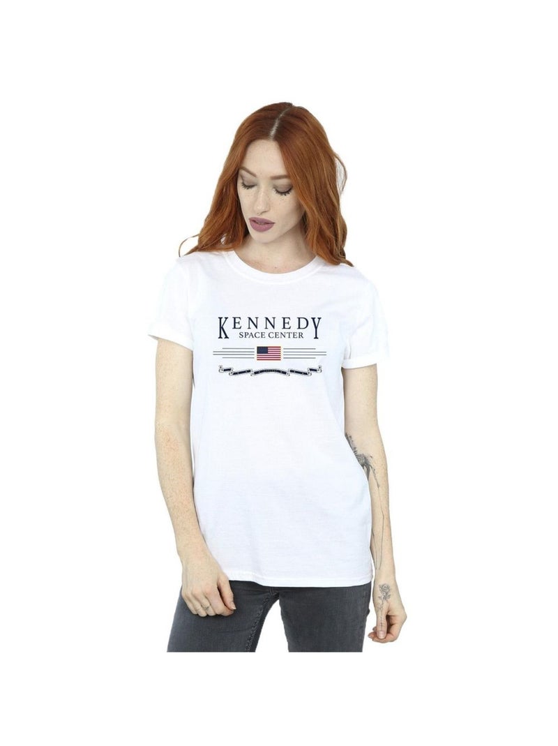NASA - T-shirt KENNEDY SPACE CENTRE EXPLORE Blanc - Kiabi