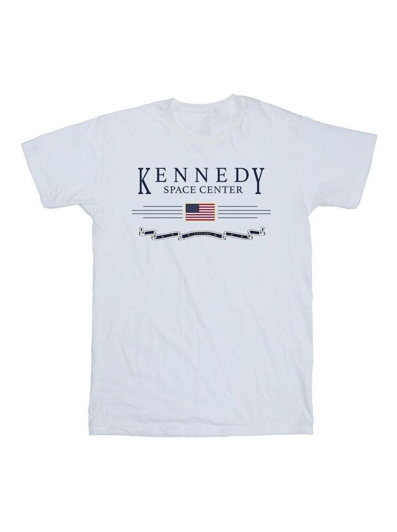 NASA - T-shirt KENNEDY SPACE CENTRE EXPLORE Blanc - Kiabi