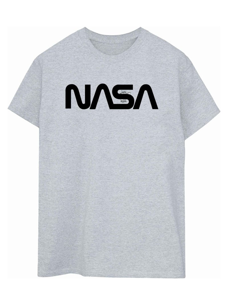 NASA - T-shirt MODERN Gris chiné - Kiabi