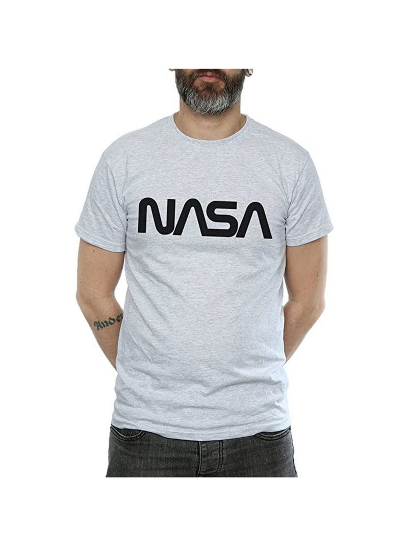 NASA - T-shirt MODERN Gris chiné - Kiabi