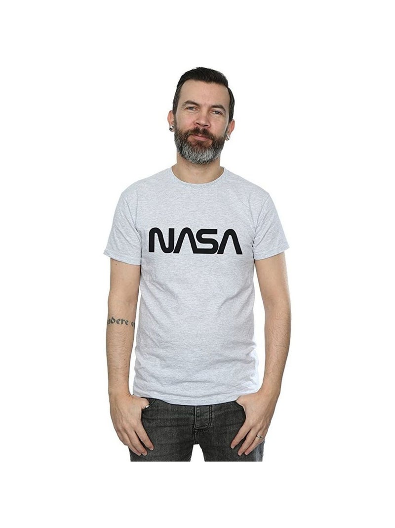 NASA - T-shirt MODERN Gris chiné - Kiabi