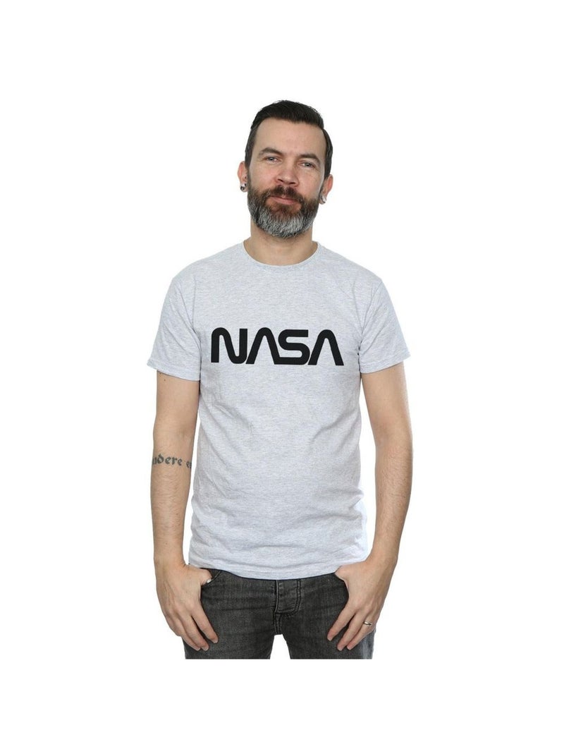 NASA - T-shirt MODERN Gris chiné - Kiabi