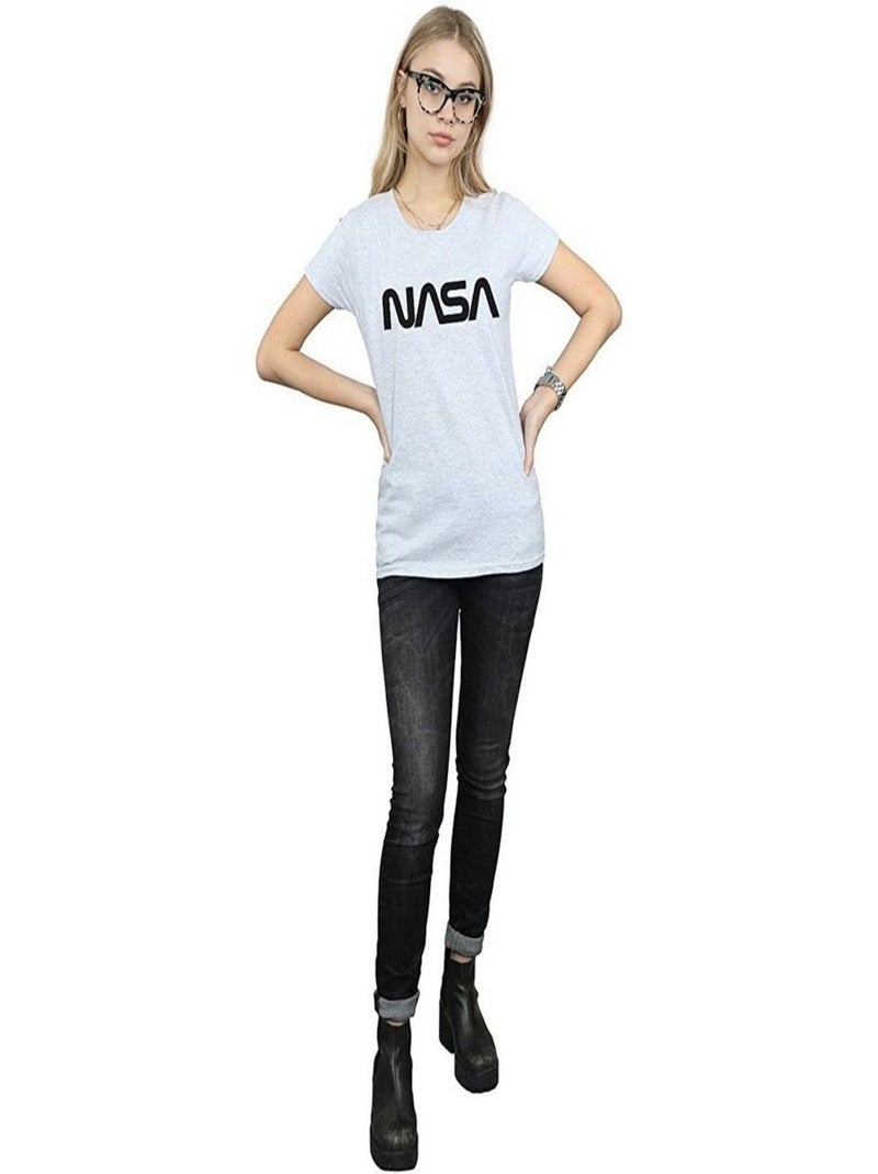NASA - T-shirt MODERN Gris chiné - Kiabi