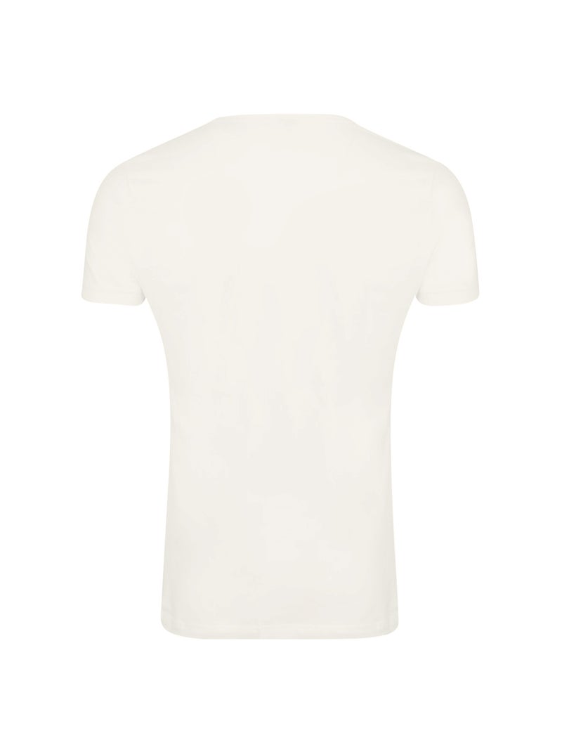NASA - T-shirt motif badge Blanc Beige - Kiabi