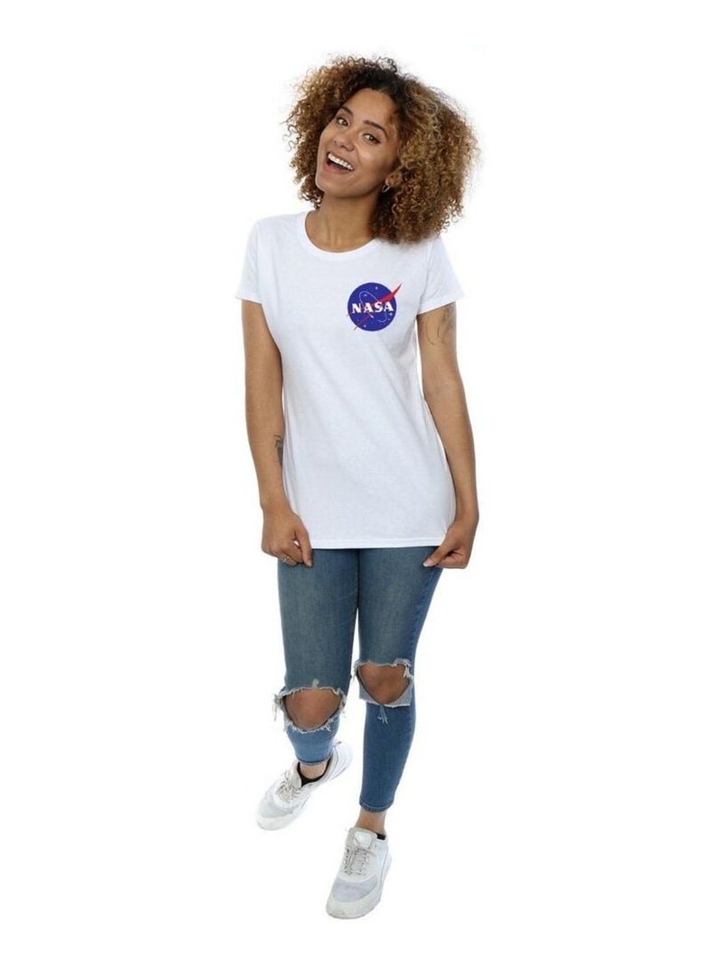 NASA - T-shirt motif/style insigne Blanc - Kiabi