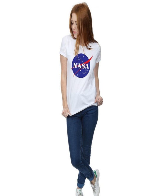 NASA - T-shirt motif/style insigne CLASSIC - Kiabi