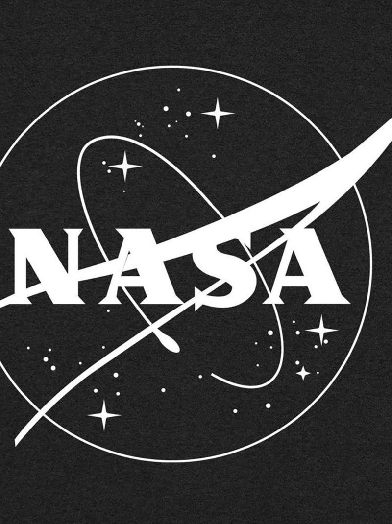 NASA - T-shirt motif/style insigne Noir Blanc - Kiabi
