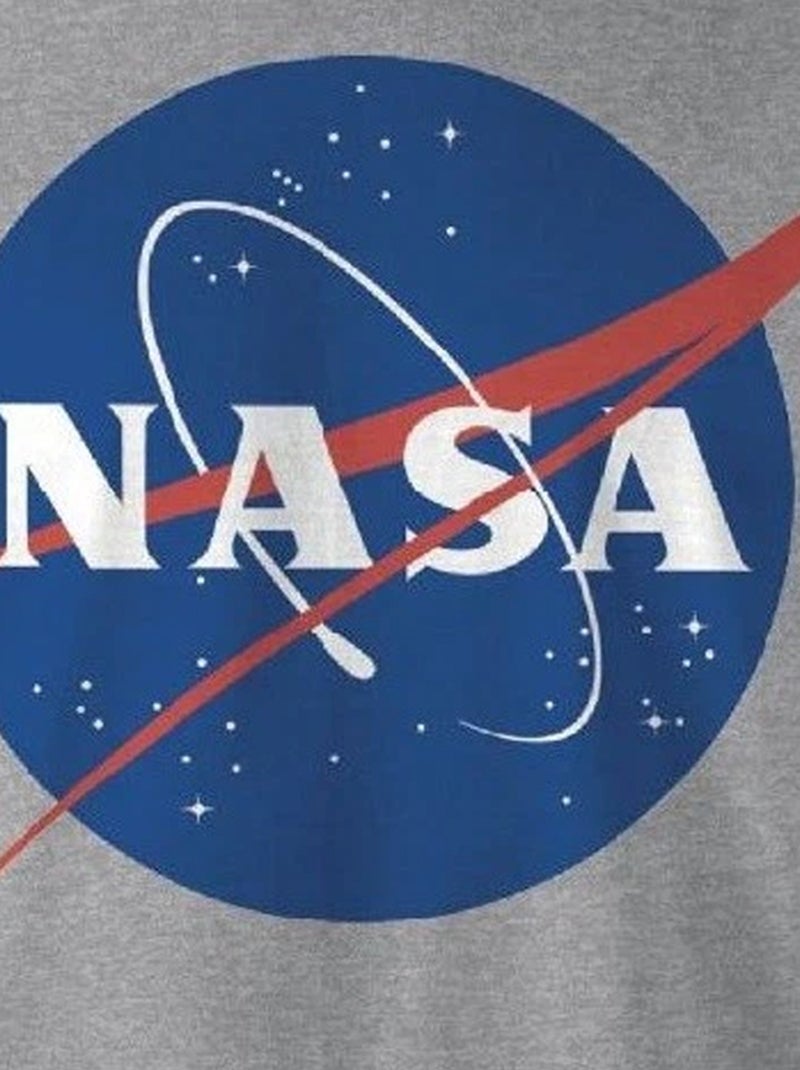 NASA - T-shirt motif/style logo Gris - Kiabi