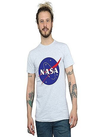 NASA - T-shirt motif/style logo usé INSIGNIA