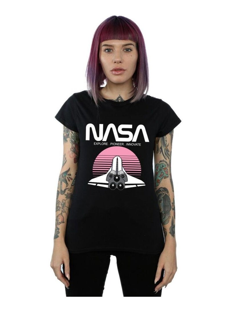 NASA - T-shirt Noir - Kiabi