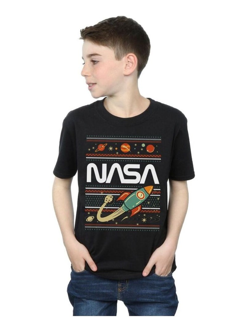 NASA - T-shirt Noir - Kiabi