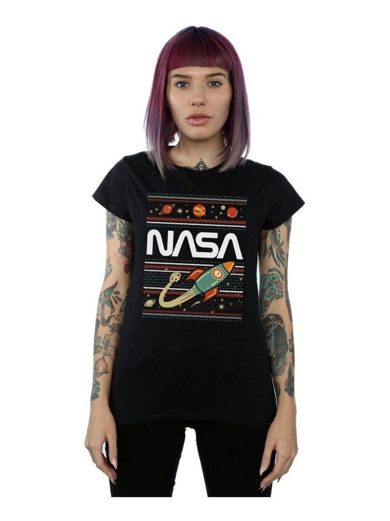 NASA - T-shirt Noir - Kiabi