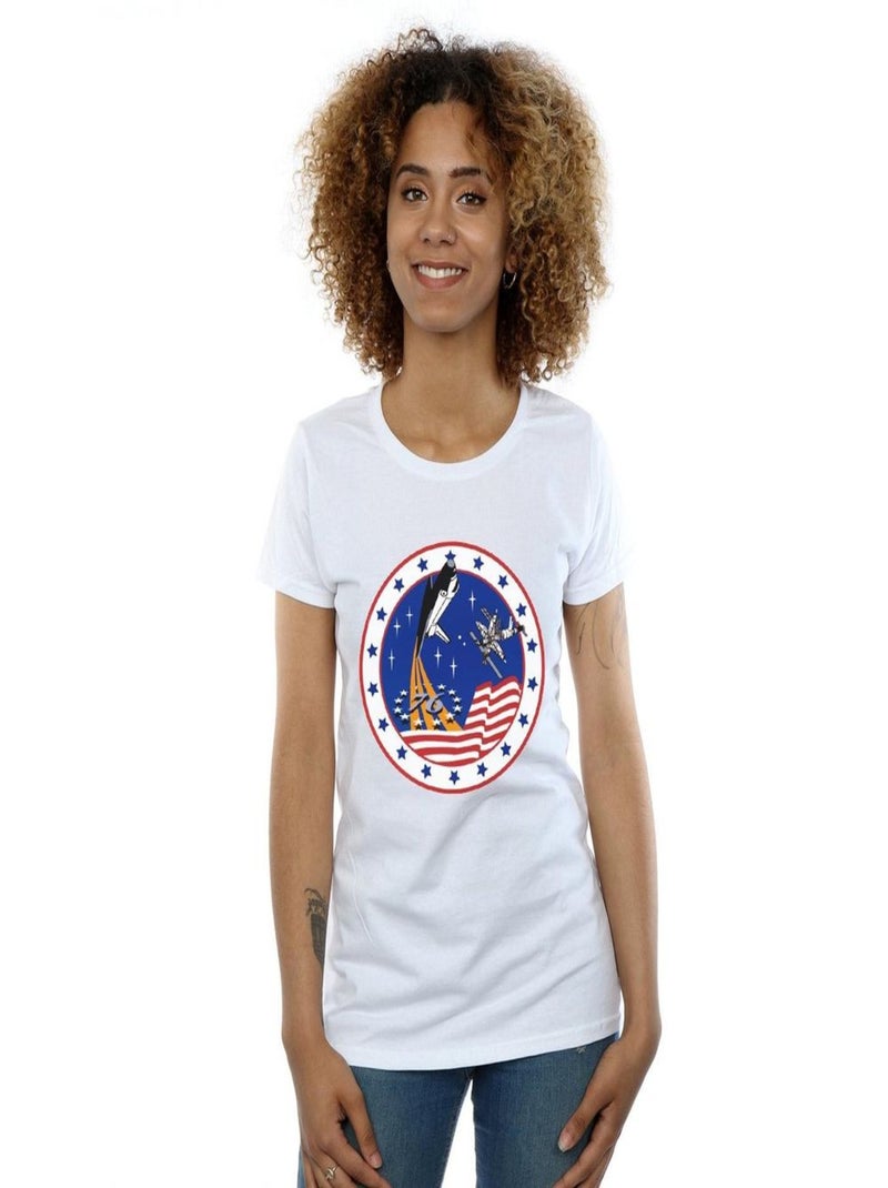 NASA - T-shirt ROCKET Blanc - Kiabi