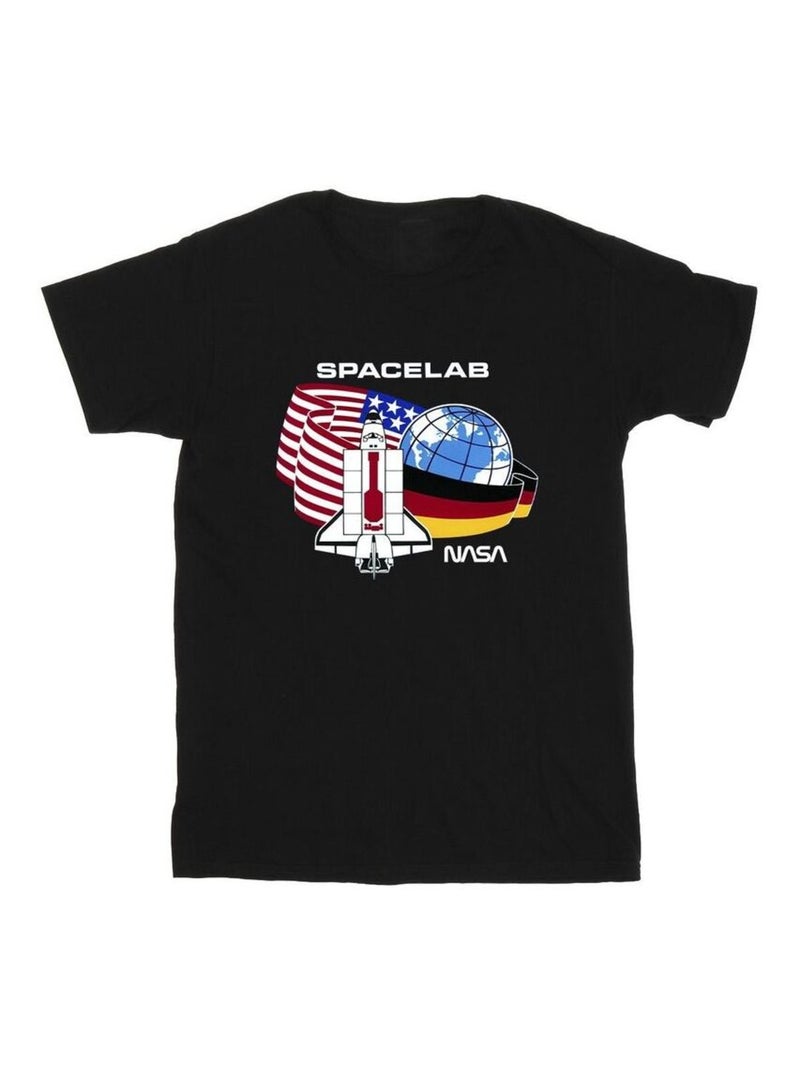NASA - T-shirt SPACE LAB Noir - Kiabi