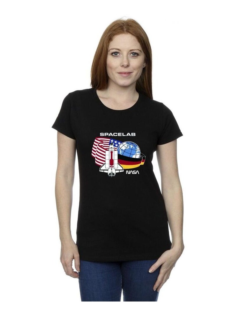 NASA - T-shirt SPACE LAB Noir - Kiabi