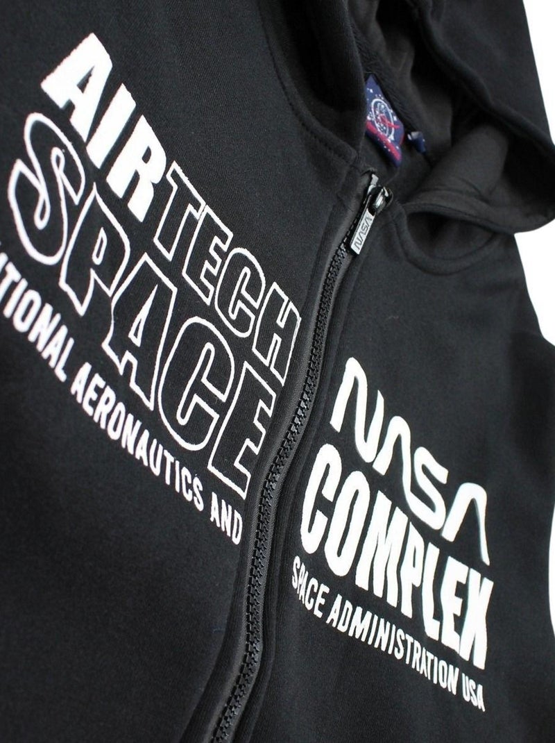 Nasa - Veste homme imprim?� logo - Noir - Kiabi - nu�?�