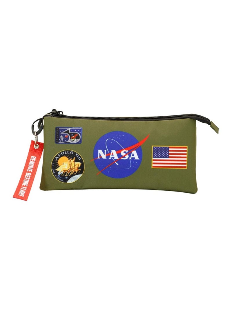 NASA Khaki Trousse Triple FAN, Multicolore Multicolore - Kiabi