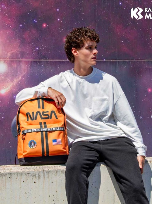 NASA Lines Sac à dos HS FAN 2.2, Orange - Kiabi NASA Lines Sac à dos HS FAN 2.2, Orange - Kiabi