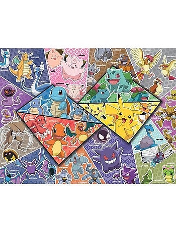 Nathan-pokemon-puzzle 2000 pièces - les 16 types de pokémon-4005556873142-a partir de 14 ans