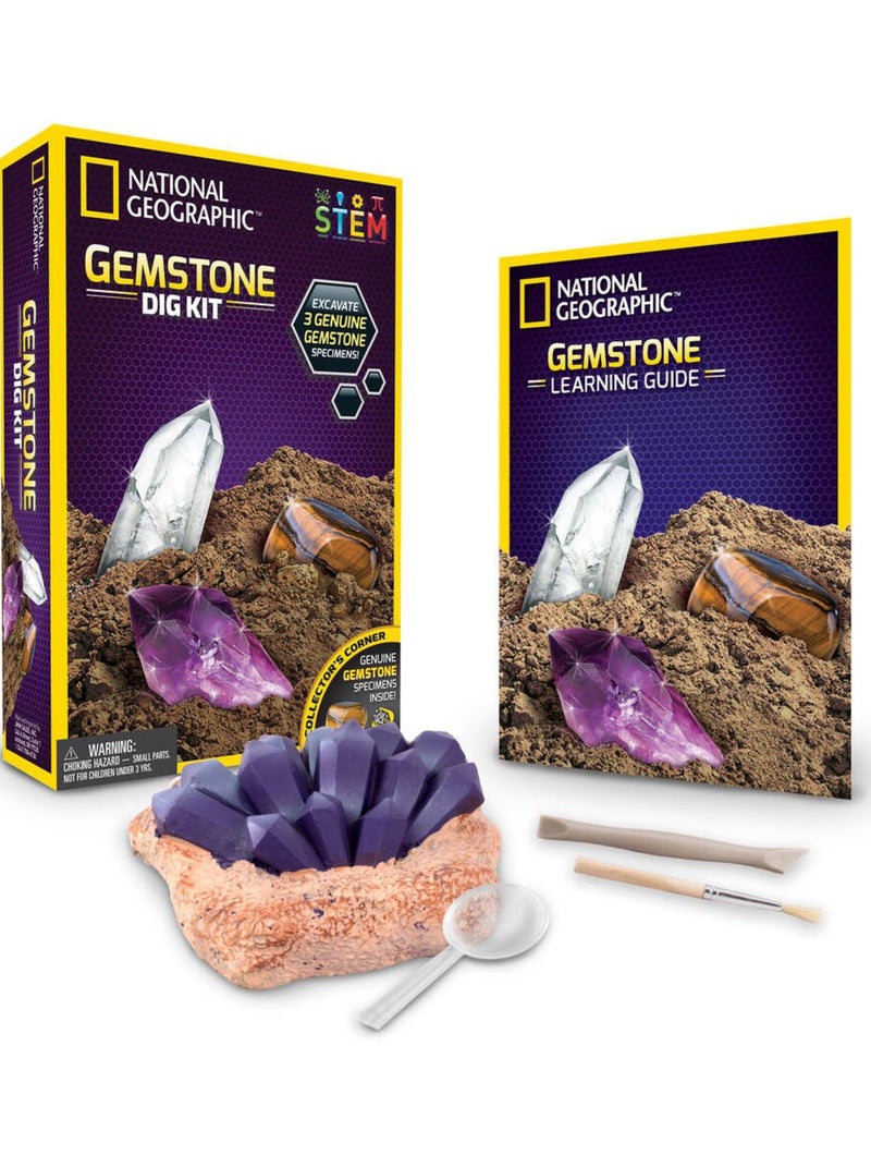 National Geographic Kit de fouille pierres précieuses N/A - Kiabi