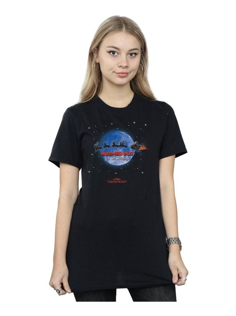 National Lampoon's Christmas Vacation - T-shirt BURNED OUT Noir - Kiabi
