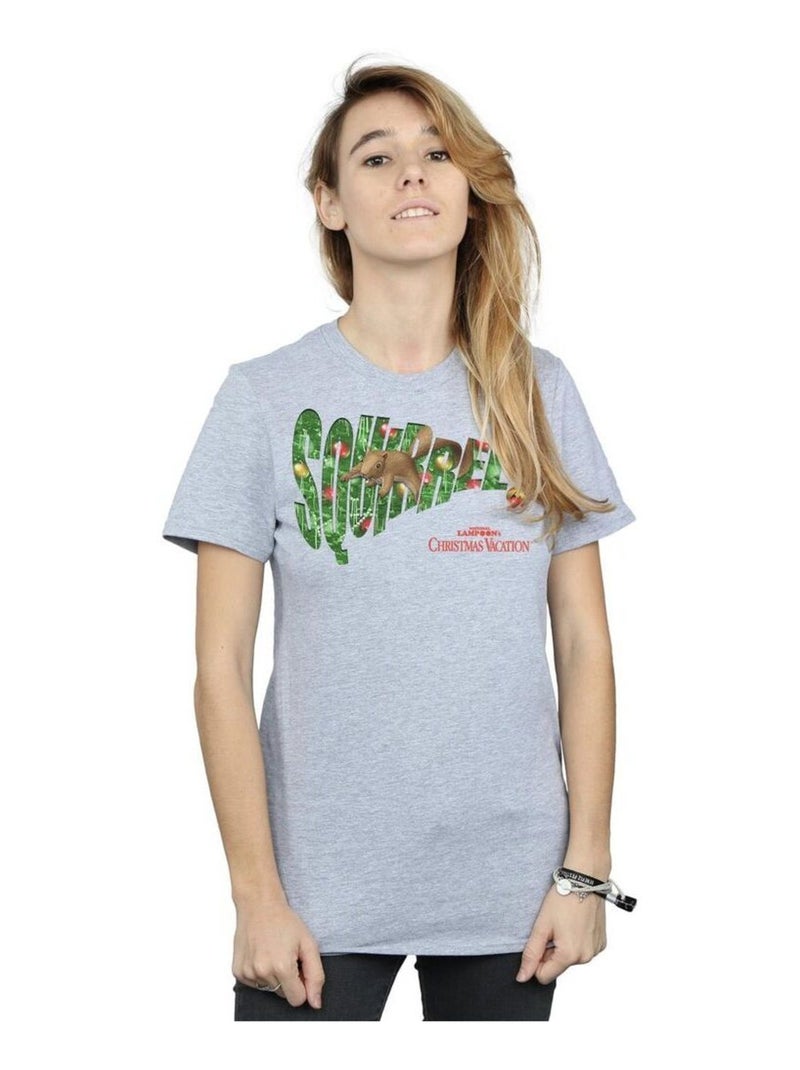 National Lampoon's Christmas Vacation - T-shirt Gris chiné - Kiabi