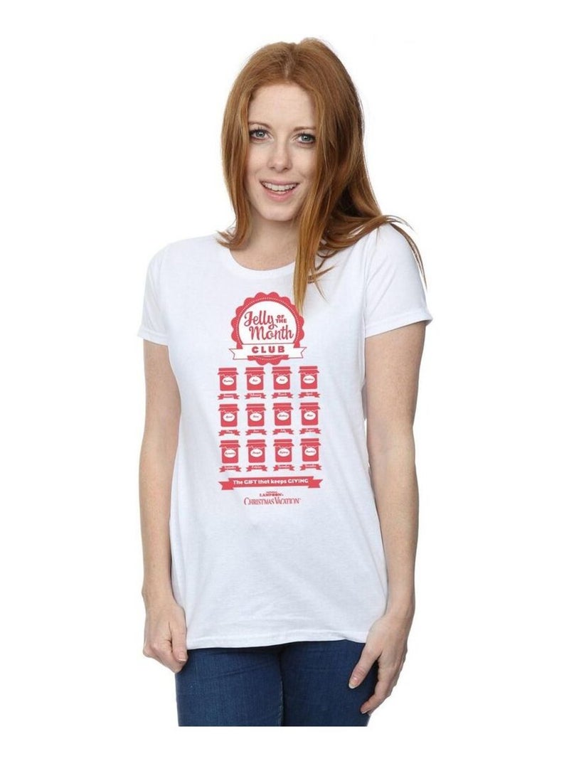 National Lampoon's Christmas Vacation - T-shirt JELLY CLUB Blanc - Kiabi