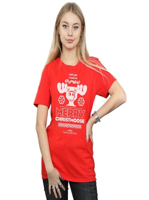 National Lampoon's Christmas Vacation - T-shirt MERRY CHRISTMOOSE - Kiabi