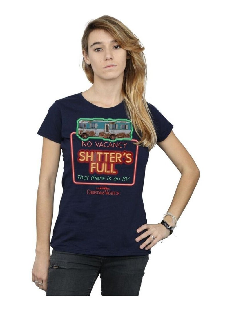 National Lampoon's Christmas Vacation - T-shirt NO VACANCY Bleu marine - Kiabi