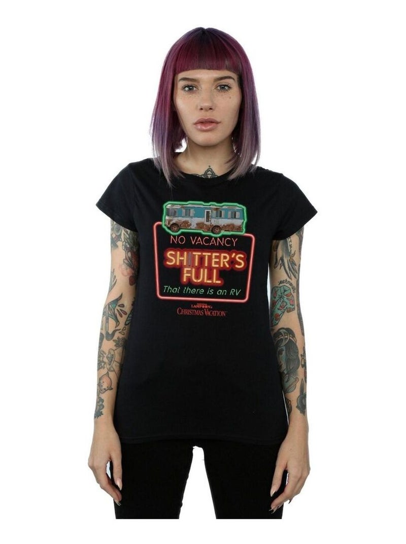 National Lampoon's Christmas Vacation - T-shirt NO VACANCY Noir - Kiabi