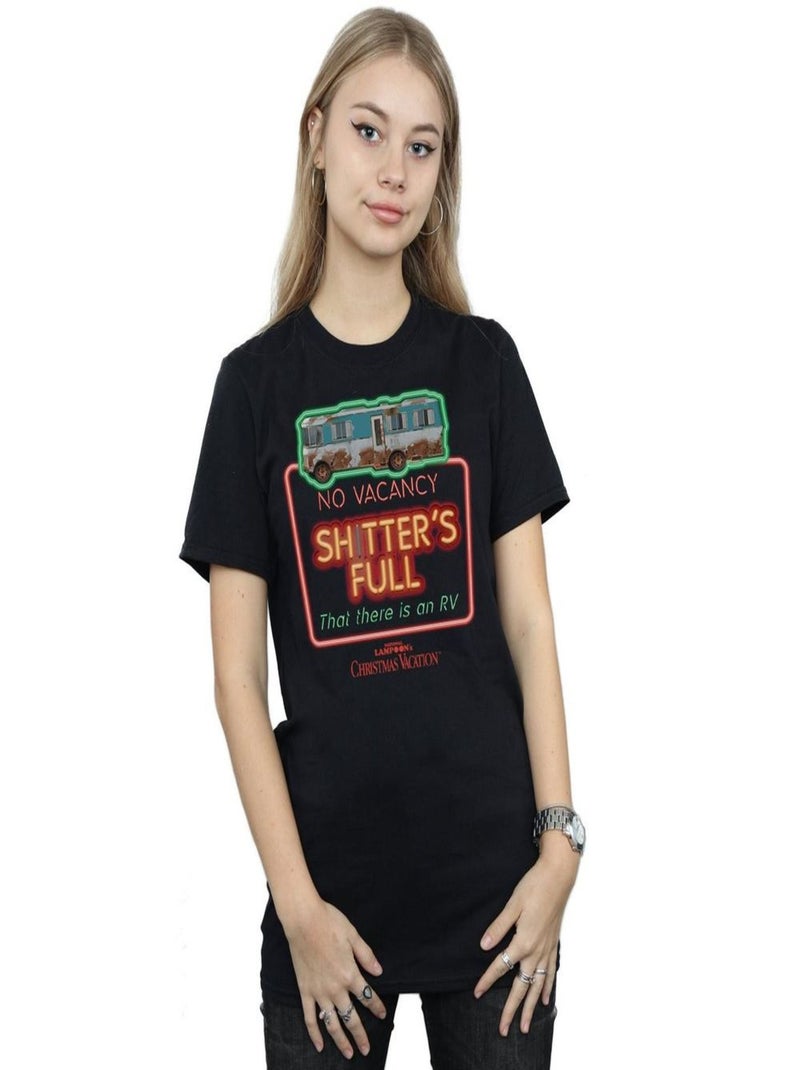 National Lampoon's Christmas Vacation - T-shirt NO VACANCY Noir - Kiabi