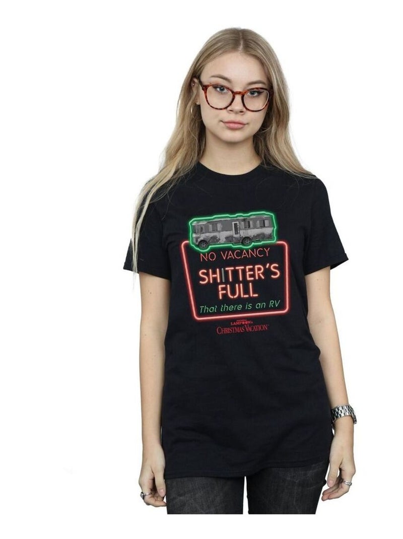 National Lampoon's Christmas Vacation - T-shirt NO VACANCY Noir - Kiabi