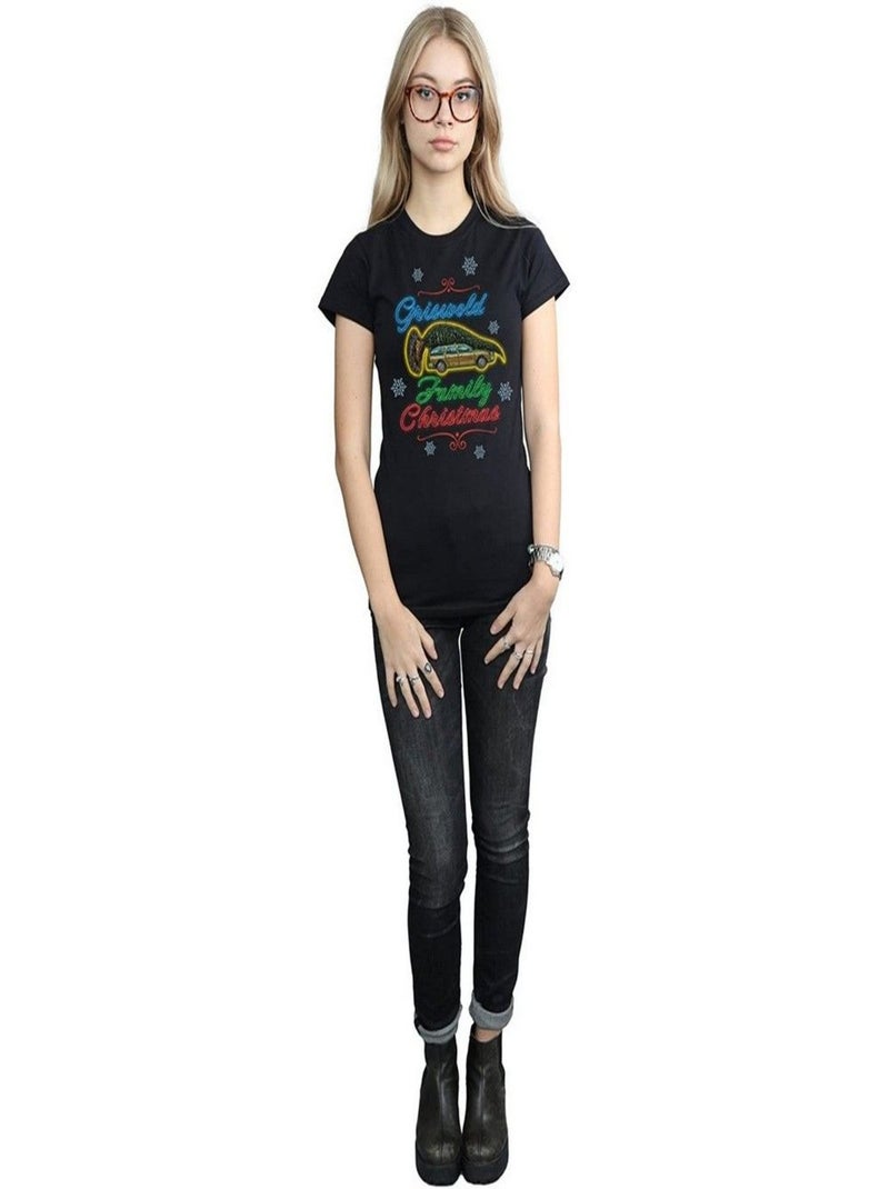National Lampoon´s Christmas Vacation - T-shirt Noir - Kiabi