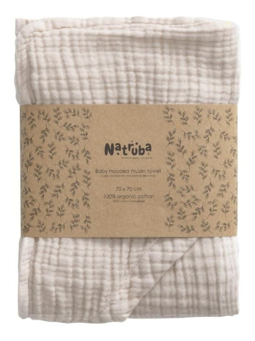 Natruba - Cape de bain en coton bio - Kiabi