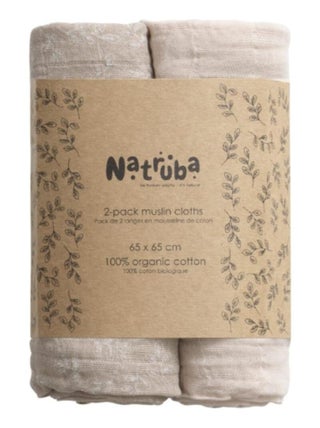 Natruba - Pack 2 langes en coton bio