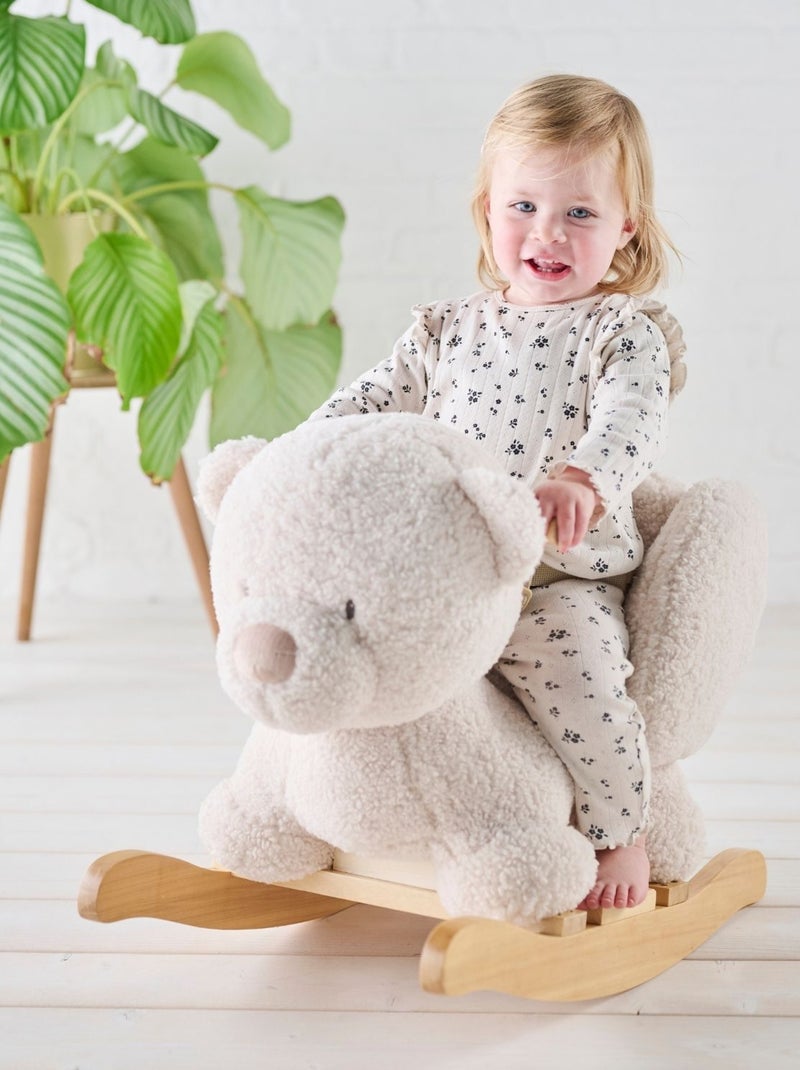 Nattou - Bascule Teddy Ours Ecru - Kiabi