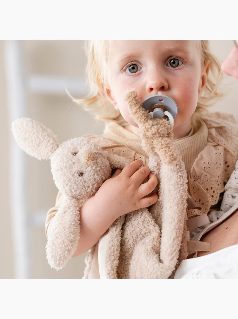 Nattou - Maxi doudou attache sucette Teddy Beige - Kiabi