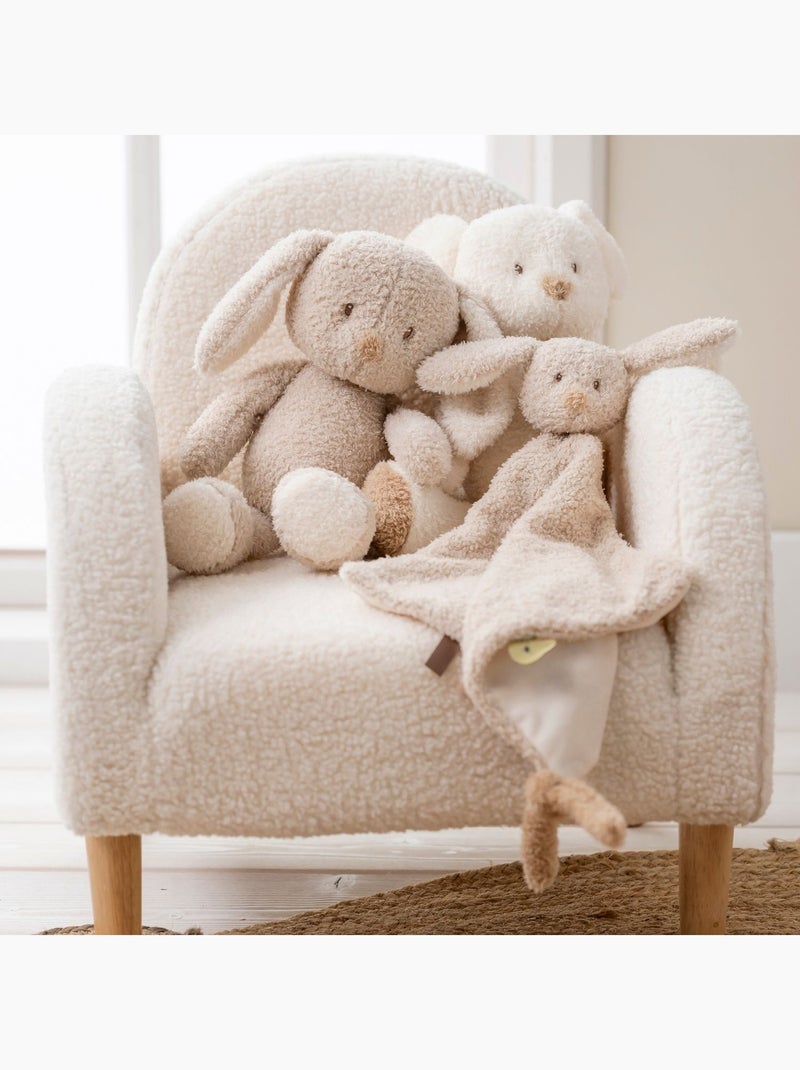 Nattou - Maxi doudou attache sucette Teddy Beige - Kiabi